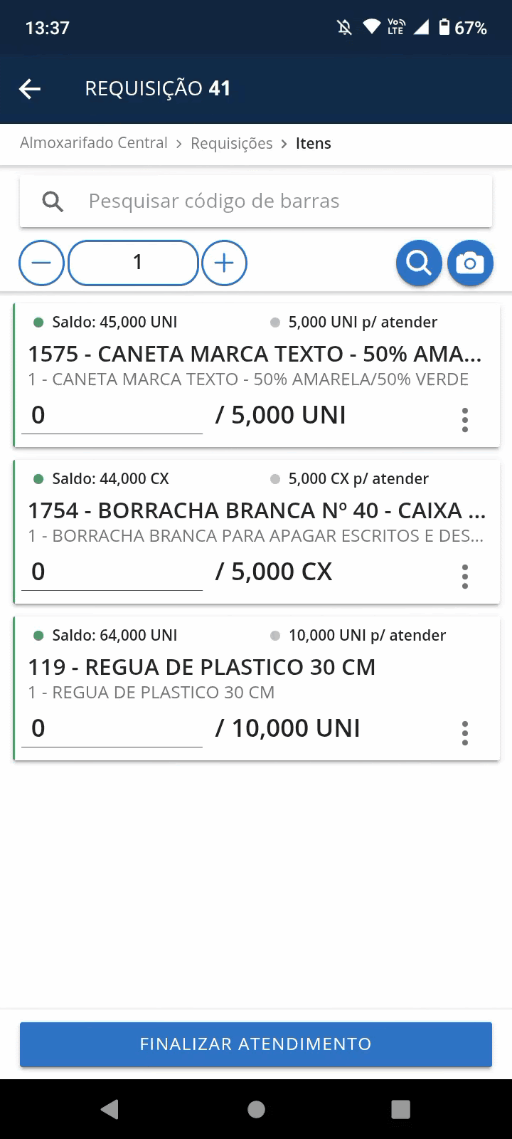 executando