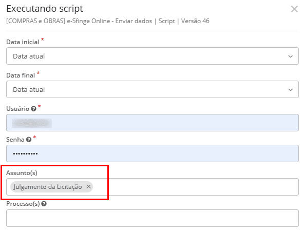 executando