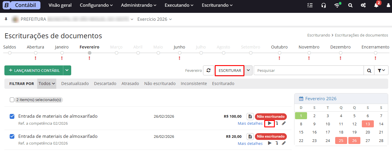 executando