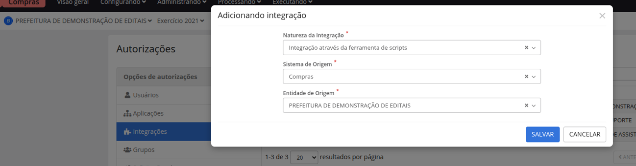 executando