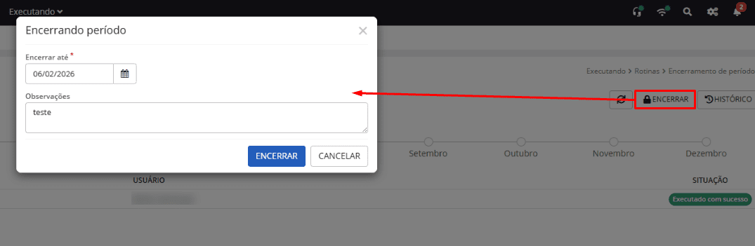 executando