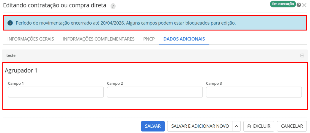 executando