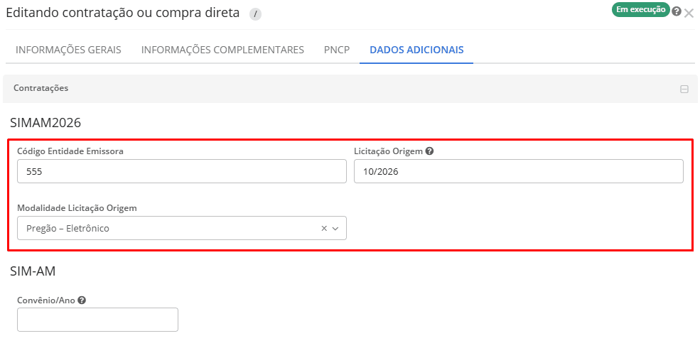 executando