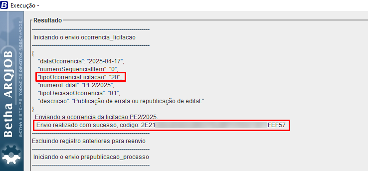 executando