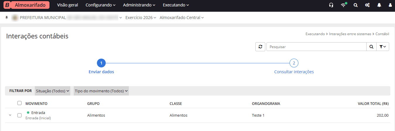 executando
