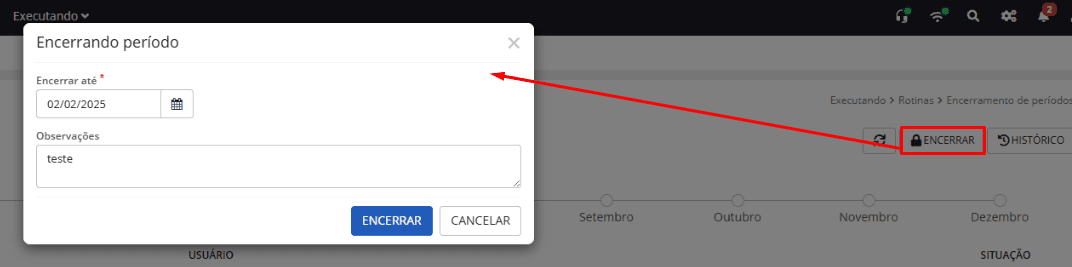 executando