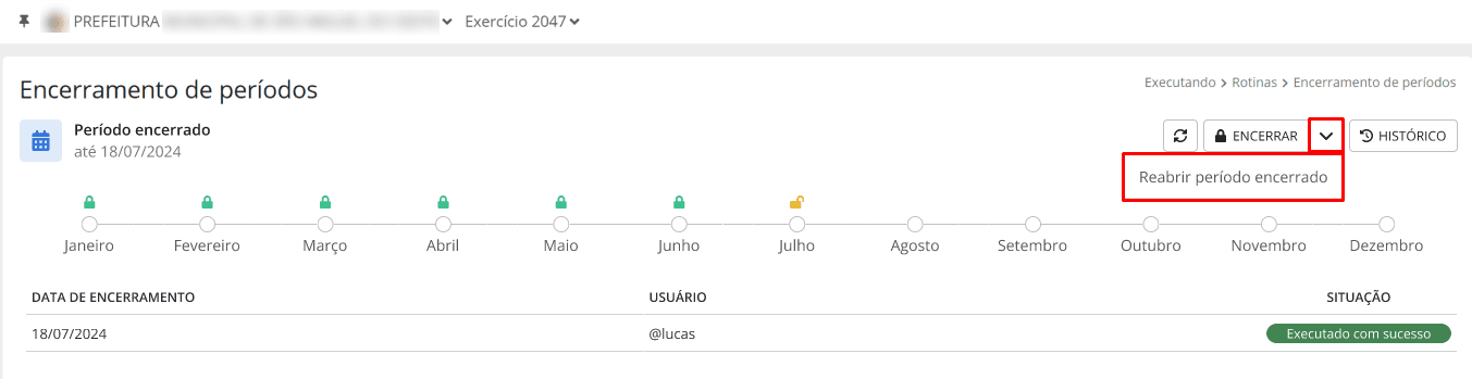 executando