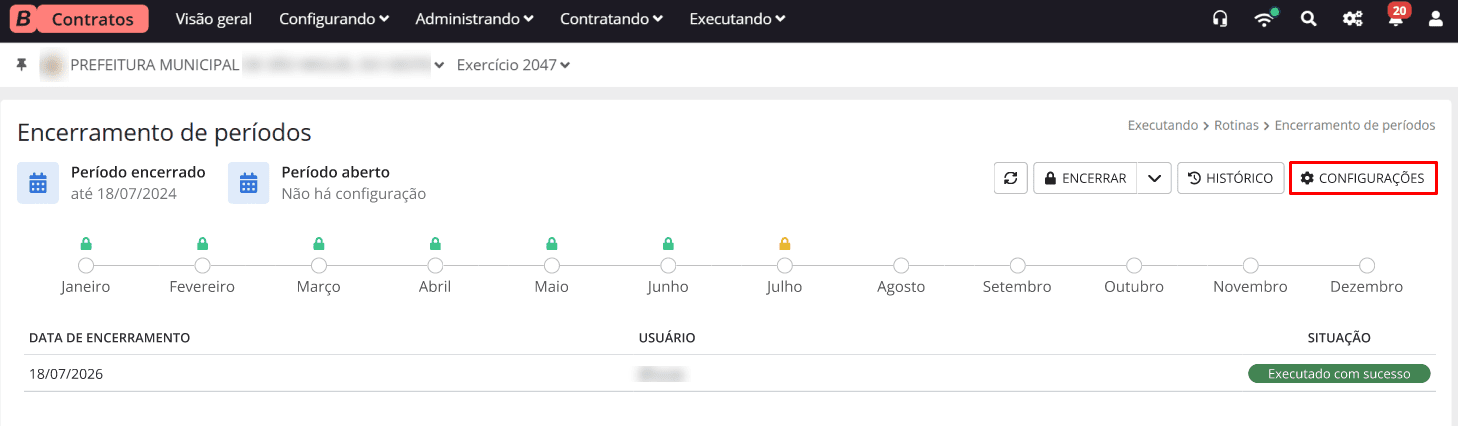 executando