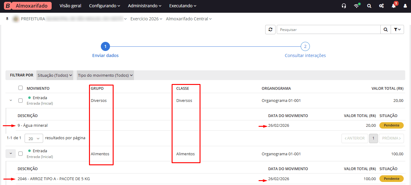 executando
