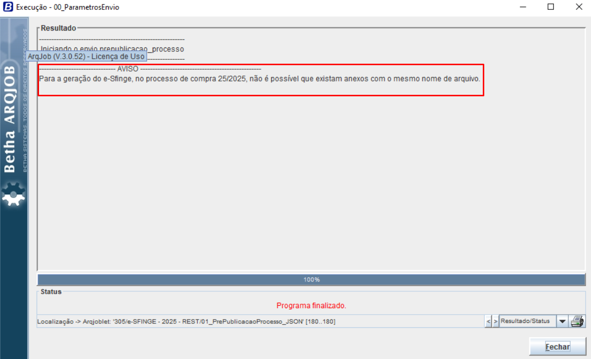 executando