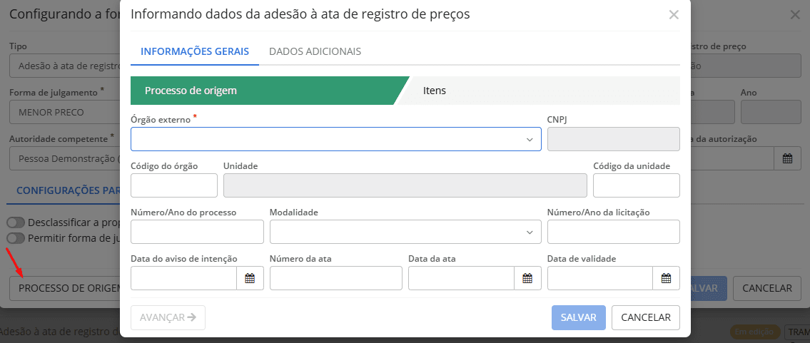 executando
