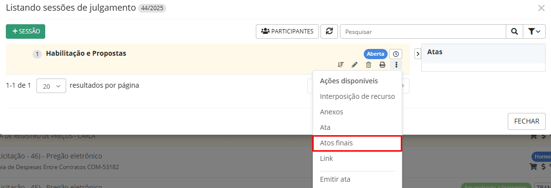 executando