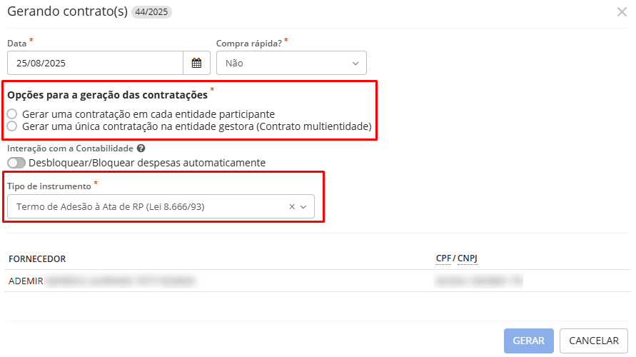 executando