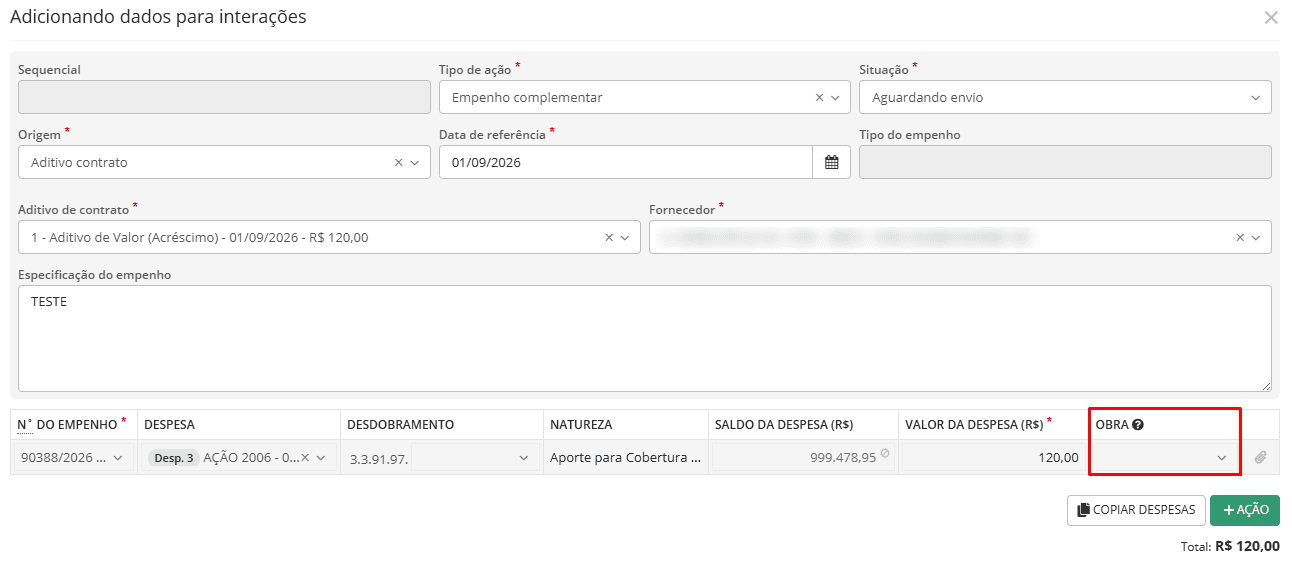 executando
