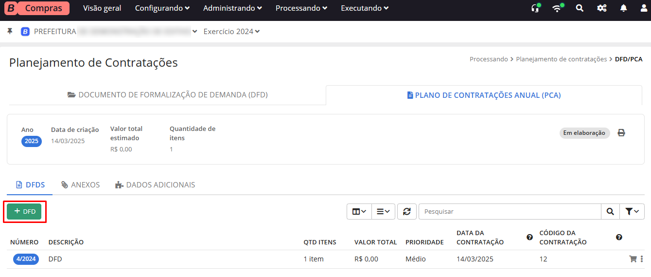 executando