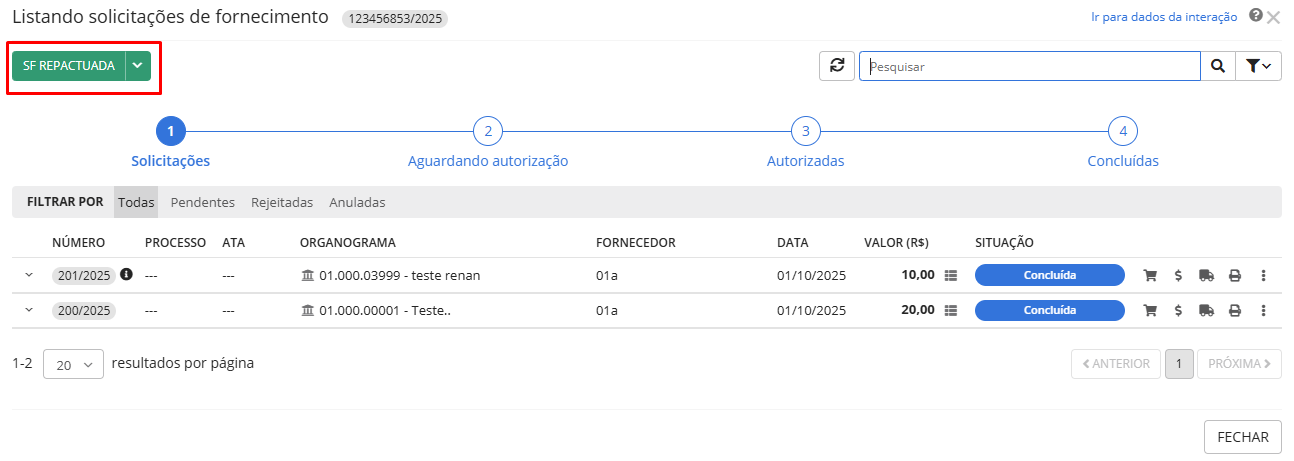executando