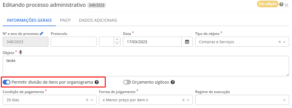 executando