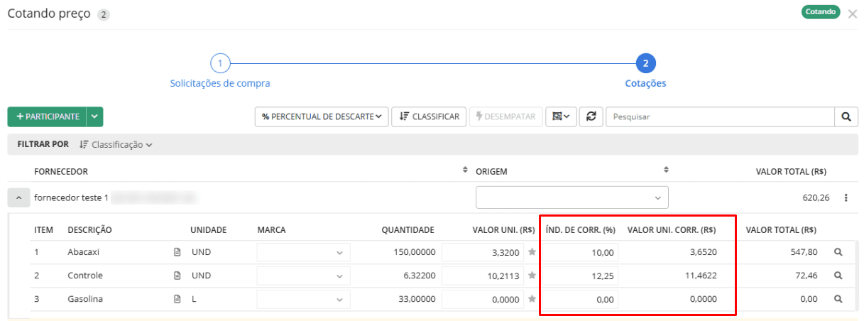 executando